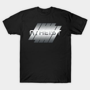 Metallic Illustration atheist T-Shirt